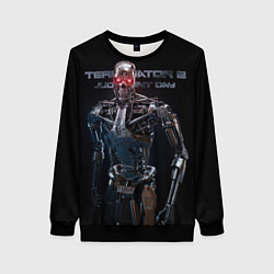 Свитшот женский T-800, цвет: 3D-черный