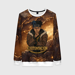 Свитшот женский XXXTentacion anime style, цвет: 3D-белый