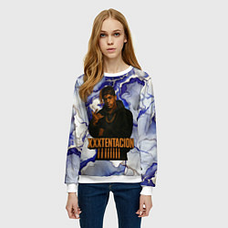 Свитшот женский XXXTentacion gangster, цвет: 3D-белый — фото 2