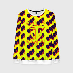 Свитшот женский Doom off, цвет: 3D-белый