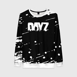 Свитшот женский Dayz брызги красок, цвет: 3D-белый