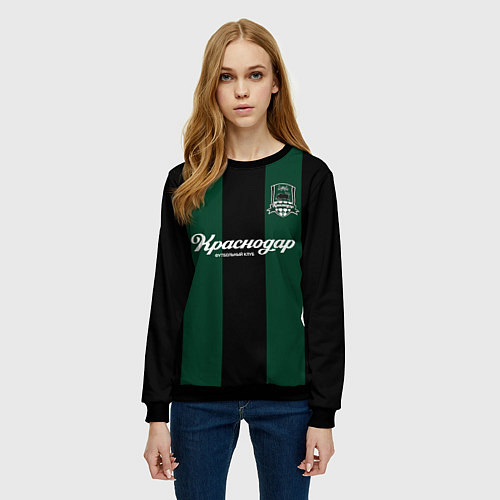Женский свитшот Кордоба Краснодар домашняя форма 2025 2026 / 3D-Черный – фото 3