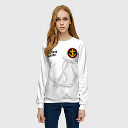 Свитшот женский Морская Пехота ВМФ, цвет: 3D-белый — фото 2