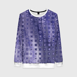 Женский свитшот Геометрический градиент фиолетовый