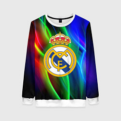 Свитшот женский Реал Мадрид, цвет: 3D-белый