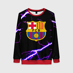 Свитшот женский Barcelona neon storm, цвет: 3D-красный