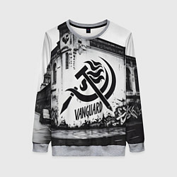 Свитшот женский Серп и молот - авангард, цвет: 3D-меланж