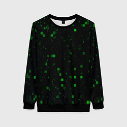 Женский свитшот Color green khaki