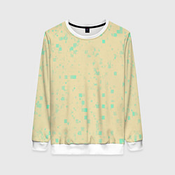 Женский свитшот Color beige turquoise