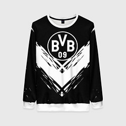 Свитшот женский Borussia белые краски линии, цвет: 3D-белый