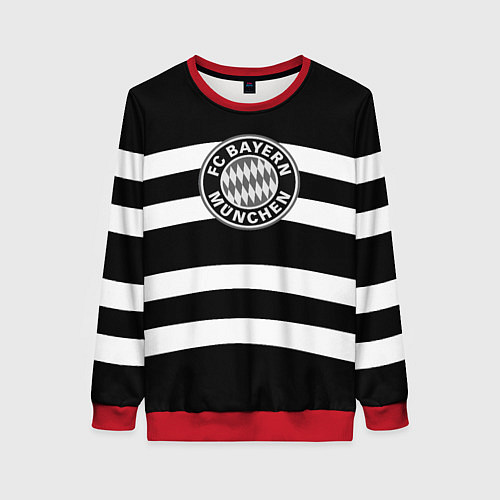 Женский свитшот Bayern Mnchen волны / 3D-Красный – фото 1