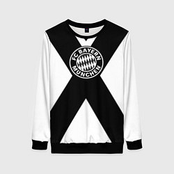 Свитшот женский Бавария Мюнхен полосы, цвет: 3D-черный
