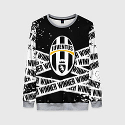 Свитшот женский Juventus подедитель краски, цвет: 3D-меланж