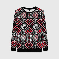 Женский свитшот Славянский орнамент обережный