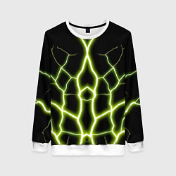 Женский свитшот Color green black