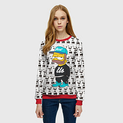 Свитшот женский Bart Just Us, цвет: 3D-красный — фото 2