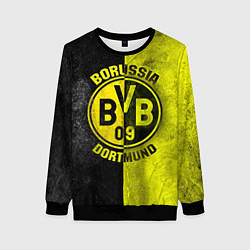 Свитшот женский Borussia Dortmund, цвет: 3D-черный