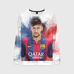 Свитшот женский Neymar FCB, цвет: 3D-белый