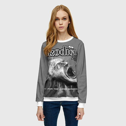 Женский свитшот The Prodigy: Madness / 3D-Белый – фото 3