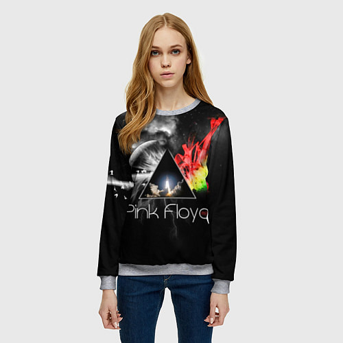 Женский свитшот Pink Floyd / 3D-Меланж – фото 3