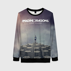 Свитшот женский Imagine Dragons: Night Visions цвета 3D-черный — фото 1