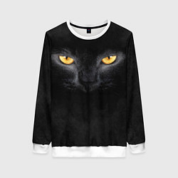 Женский свитшот Черная кошка