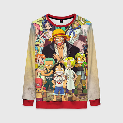 Женский свитшот One Piece / 3D-Красный – фото 1