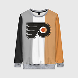 Свитшот женский Philadelphia Flyers, цвет: 3D-меланж