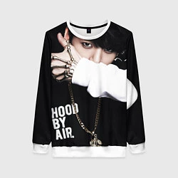 Свитшот женский BTS: Hood by air, цвет: 3D-белый