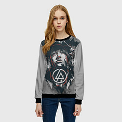 Свитшот женский Linkin Park: My Style, цвет: 3D-черный — фото 2