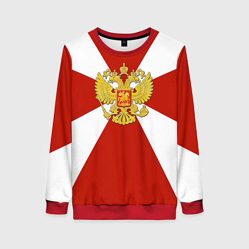 Женский свитшот Флаг ВВ / 3D-Красный – фото 1