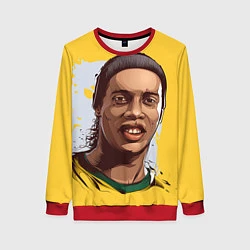Свитшот женский Ronaldinho Art, цвет: 3D-красный