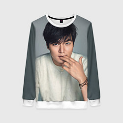 Свитшот женский Lee Min Ho, цвет: 3D-белый