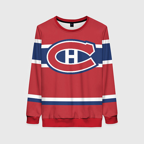Женский свитшот Montreal Canadiens / 3D-Красный – фото 1