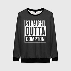Свитшот женский Straight Outta Compton, цвет: 3D-черный