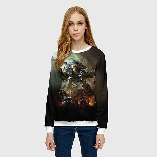 Женский свитшот Титан / 3D-Белый – фото 3