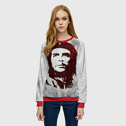 Свитшот женский Че Гевара, цвет: 3D-красный — фото 2