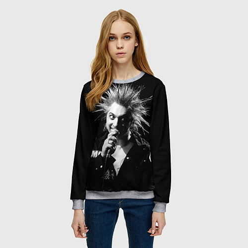 Женский свитшот Горшок 1 / 3D-Меланж – фото 3