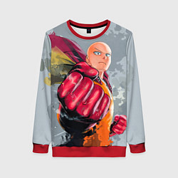 Свитшот женский One Punch Man Fist, цвет: 3D-красный
