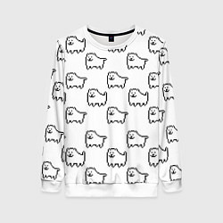 Женский свитшот Undertale Annoying dog white