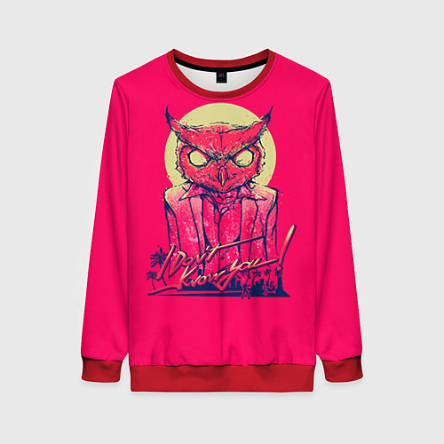 Женский свитшот I don't know you / 3D-Красный – фото 1