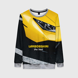 Свитшот женский Lamborghini the best, цвет: 3D-меланж