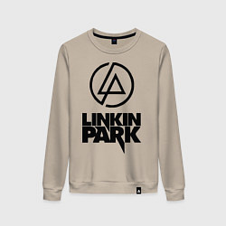 Свитшот хлопковый женский Linkin Park, цвет: миндальный