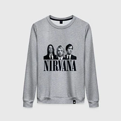 Свитшот хлопковый женский Nirvana Group, цвет: меланж