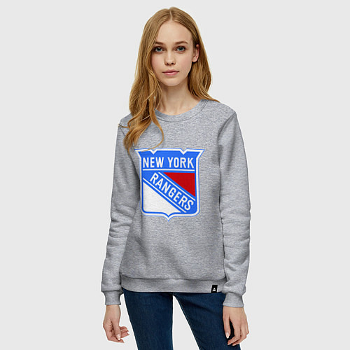 Женский свитшот New York Rangers / Меланж – фото 3