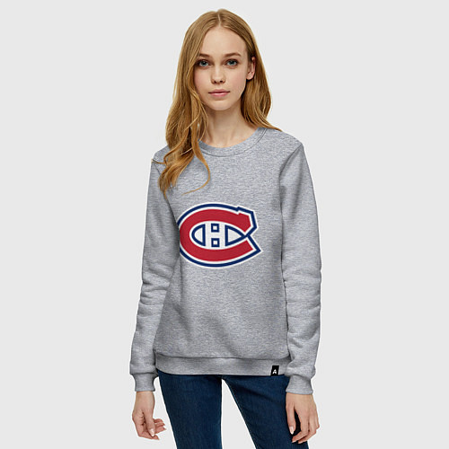 Женский свитшот Montreal Canadiens / Меланж – фото 3