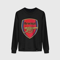 Свитшот хлопковый женский Arsenal FC, цвет: черный