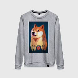 Женский свитшот Wow Doge