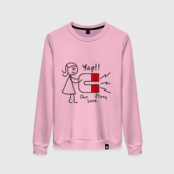 Женский свитшот Yap: Our love story