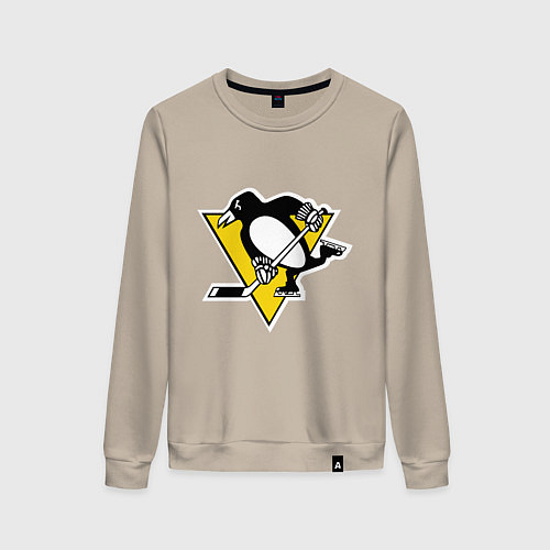 Женский свитшот Pittsburgh Penguins / Миндальный – фото 1